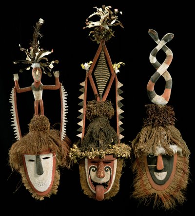 Dance Masks, Tolai, New Britain by Oceanic